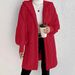 Women's Oversized Hooded Fleece Jacket – Cozy Long Sleeve Pullover For Fall & Winter, Streetwear Fashion_ecoleips.com