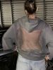 Women's Clothing 2026 Women's Fashion Hoodie With Backless Lace Mesh Design, Oversized Streetwear Pullover, Long Sleeve Casual Top For Autumn Winter_ecoleips.com