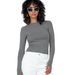 Y2K Popular T-shirt, Breathable Nylon Long-sleeve Tight-fitting Base Shirt, European And American Women's_ecoleips.com