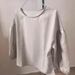 cross-border Loose Casual Solid Color Round Neck Long Puff Sleeve Shirt_ecoleips.com