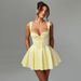 New Women's Dress With Backless Style, Suspender, And Lace_ecoleips.com