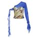 Women's Summer Off-Shoulder T-Shirt Slim Fit Long Sleeve Personalized Print Style Hot Girl Top_ecoleips.com