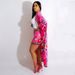 Women's Clothing Jacket And Shorts Positioning Printing Two Piece Set_ecoleips.com
