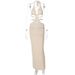 ins style hot-selling new sexy street style pure desire halter neck wrap chest hollow splicing lace-up dress for women_ecoleips.com