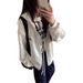 Trendy Chinese Brand Ice Cream Color Dot Hooded Sweatshirt For Women, Winter Loose-fitting College Style High-end Zip-up_ecoleips.com