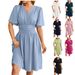 European And American Women's 2025 Spring-summer New Independent Station V-neck Waist-cinching_ecoleips.com