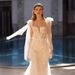 Women's Clothing Wedding Dress Summer New One Shoulder Wedding Dress With Large Skirt Detachable Lace Tail Wedding Dress_ecoleips.com