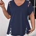 Plus-size 2026 New Model Cross-border Women's Clothing Summer European And American Sexy V-neck Cross-strap_ecoleips.com
