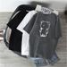 Dongdaemun Women's Loose T-Shirt Summer Short Sleeve Cartoon Print round Neck Student Top Trendy Casual Wear_ecoleips.com