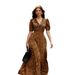Women's Elegant Lapel Cardigan Dress European American Style New 2025 Fashion Versatile Coat With Belt Waist_ecoleips.com