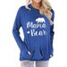 Hot Sale Women's Pocket Sweater Letter Print Loose Crew Neck Long Sleeves_ecoleips.com