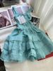High-end New Short Dress Women's Summer French Style Exquisite Design Sense Niche Sleeveless Vest Stitching Dress Sweet PNW7_ecoleips.com
