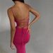Summer New Style mid Length Fitted Knit Dress Sexy Slit European American Suspender Dress Women's Clothing_ecoleips.com