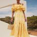 Women's Clothing Temperamental Lady Style Long Skirt For Women Double Layer Lotus Leaf One Shoulder Embroidered Women's Long Dress_ecoleips.com