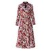 Fashionable Autumn-Winter Cheongsam Dress Plus-Size Mothers, Concealing The Belly, Elegant Long Over-the-Knee Skirt For_ecoleips.com