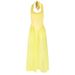 AD296 Cro-border Fahion Reort-tyle Ummer New Women' Halter Neck Wait-cinching Exy U-neck Limming Backle_ecoleips.com