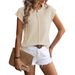 2026 Summer New Cross-Border European And American Fashion Women's Round Neck Knitted Thick Casual Sweater_ecoleips.com
