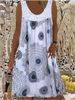 2026 European And American New Style Women's Digital Print Off-Shoulder Sexy Strap Loose Lace Casual Dress_ecoleips.com