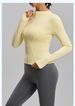 K Wearing Thin, Tight Fitting Long Sleeved Yoga Clothes For Women's Fitness, Running, Sports, And Yoga Outerwear_ecoleips.com