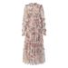 Women's Clothing Spring And Summer British Fashion Brand Dreamy Floral Mesh Fairy Elegant Princess Dress Long Dress_ecoleips.com