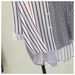 Women's Clothing Single Pocket Color Matching Vertical Striped Shirt Women Literary Loose Casual Shirt_ecoleips.com