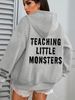 Women's Dark Style Printed Hooded Cardigan Long Sleeved Loose Fitting Zip Up Design Print New Stylish_ecoleips.com