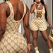 Women's Casual Summer Bear Letter Print Vest Jumpsuit Fashionable Comfortable Romper for Spring Autumn_ecoleips.com