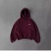 Women's Plus Size Velvet Hooded Sweatshirt Casual Letter Print Autumn Winter Top Trendy Street Style Couple Outfit_ecoleips.com