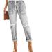 Summer Plus Size Women's Jeans Sexy And Elegant Style Straight Leg Denim For Ladies_ecoleips.com