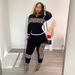 Women's Clothing Leopard Print Two Piece Set - Long Sleeve Top & Trousers Outfit For Autumn Wildly Sophisticated_ecoleips.com