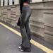 Women's Clothing Retro Flared Jeans Straight Loose Design Niche Casual Pants_ecoleips.com