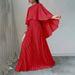 Spring Women's Solid Color Slim Fit Suit Round Neck Pleated Waist = Casual Pant Set For Ladies_ecoleips.com