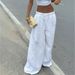 Women's Summer Thin Casual Pants Loose Slimming Solid Color Long Pants New Clothing_ecoleips.com