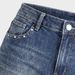 High Waisted Women's Denim Shorts European American Style Eagle Head Embroidery Rhinestone Detail Washed Hot Pants_ecoleips.com
