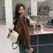 Maillard Short Suede Jacket Women's Spring And Autumn Clothing American Retro Lazy Chic Cool And Sass Leather Jacket_ecoleips.com