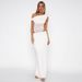 Women's Solid Color Patchwork off Shoulder Lace Dress Sexy Cross-Border Style Spring/Summer New Three Lakes European American Clothing_ecoleips.com