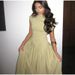 Women's Clothing Spring And Summer Women's Dress Elegant Temperament Oblique Collar Solid Color High Collar Pleated Slim Dress_ecoleips.com