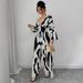 Spring And Summer New Arrivals Women's Clothing Full Body Printed Long Sleeve Wide Leg Jumpsuit_ecoleips.com