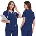 Women's Clothing Multicolor Split Suits Nurse Uniforms Work Clothes Protective Clothing Professional Work Clothes Technician Uniform Dental_ecoleips.com