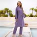 Women's Clothing Full Coverage Diving And Surfing Conservative Swimsuit Three Piece Set Hui Nationality Sunscreen Long Sleeved Split Swimsuit_ecoleips.com