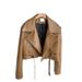 Women's Clothing Retro Leather Jacket For Women Autumn And Winter New Style Fashionable Design Belt Short Motorcycle Leather Jacket Trend_ecoleips.com