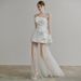 Women's Clothing Dress Birthday Party Little White Dress Get A Certificate Photo Travel Short Tube Top Light Wedding Dress_ecoleips.com