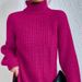 "Women's Soft Turtleneck Sweater Long Sleeve Pullover Comfortable Winter Knitwear Casual Elegant Loose Fit"_ecoleips.com