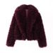 Luxury Faux Fur Coat – Plush Short Jacket With Shawl Collar (XS-L) | Winter Lazy Chic & Office-Ready_ecoleips.com