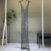 Women’s Clothing Glittery Look Fashion Diamond Dress Long Vest Dress Hot Diamond V Neck Net Celebrity Beach Wear Nightclub Clothing Trend_ecoleips.com