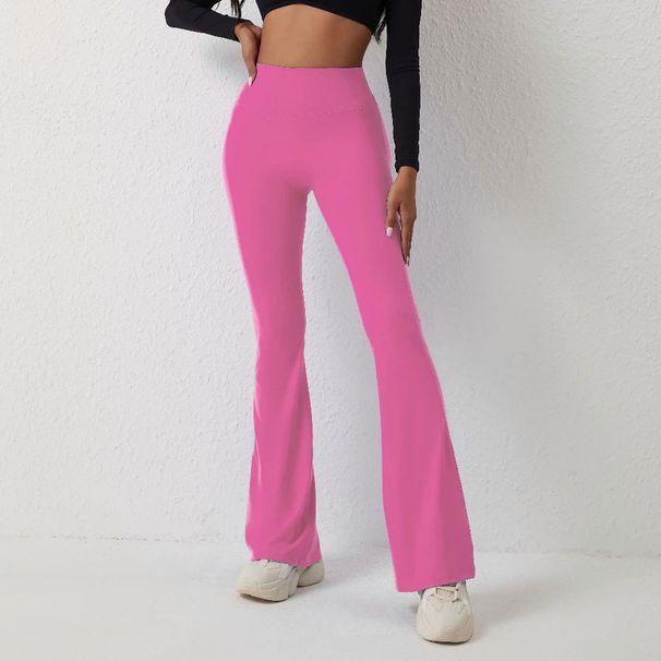 Women's yoga high-waisted hip-raising leggings, wide-leg pants, quick-drying running sports pants for women_ecoleips.com