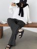 CHIC VEN Women Trousers Loose Casual Striped Wide Leg Pants Hanging Straight Casual Trousers Spring Autumn Women 2025_ecoleips.com