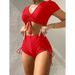 Women's Clothing Bikini Swimsuit Sexy Bikini Swimsuit Split Swimsuit_ecoleips.com