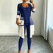 Milk Silk Women's Three Piece Set Striped Color Blocked Irregular Cardigan Camisole Pants Cross Border Exclusive Europe & America_ecoleips.com
