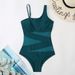 Women's Clothing Patchwork Mesh One Piece Swimsuit Off-Shoulder Sexy Vacation Suit For All Seasons_ecoleips.com